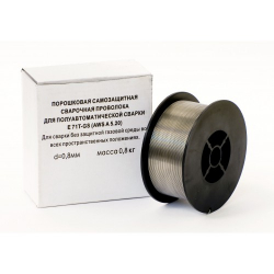 Стоимость Проволока порошковая MIG E71T-GS d=0,8 мм (1 кг) в Леонтьево